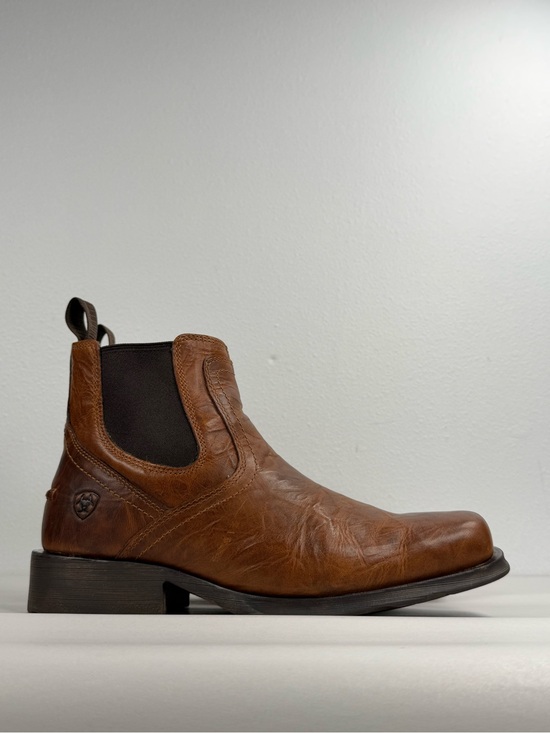 Ariat Other - Ariat Midtown Rambler Mens Leather Chelsea Boots Size 9.5 EE Barn Brown 10019868